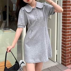 [하프클럽/알티피아]카라 원피스 봄 여름 데일리 꾸안꾸 미니 스커트