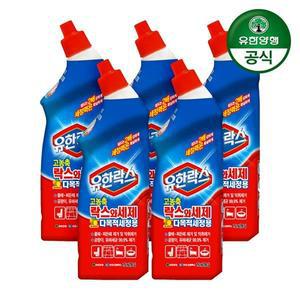 [유한양행]유한락스 락스와세제 다목적용 용기 755ml 5개