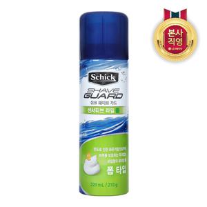 쉬크 쉐이브가드 센서티브라임폼 220ml