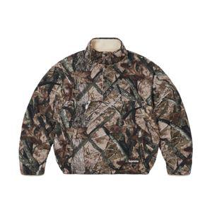 슈프림 폴라텍 셔링 리버시블 풀오버 트루팀버 HTC 폴 카모 - 24FW Supreme Polartec Shearling Reversible