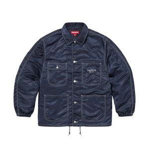 슈프림 나일론 초어 코트 네이비 - 24SS Supreme Nylon Chore Coat Navy - 24SS