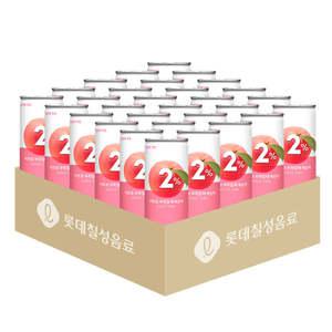 LL 롯데칠성 2% 이프로부족할때 캔 이온음료 240ml X 30개입 복숭아맛 ( 스포츠 음료수