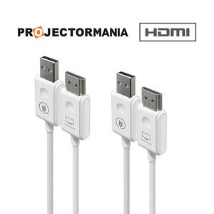 HDMI 타입 무선 송수신기 (TV, 노트북, 스마트폰, 태블릿 최대 30M 무선연결) PJM-WLH1 프로젝터매니아