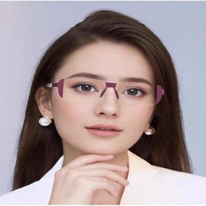  1+1 스마트 줌 변색 돋보기안경 중장년 패션 돋보이 블루라이트 차단