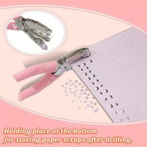 단일 구멍 펀처 스크랩북 종이 옷 펀치 스타 하트 서클 구멍 펀치 DIY 공예 모양 커터 천공기