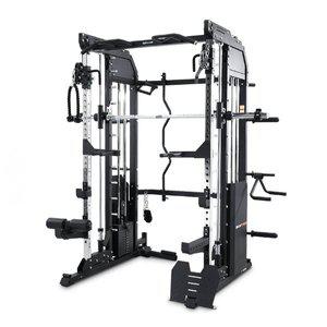 [이고진]스미스머신 6822SM 가정용 홈짐 헬스기구 멀티랙 파워랙 듀얼풀리 120kg 블럭 포함