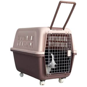 딩동펫 강아지 이동장 고양이 항공 켄넬 500 브라운
