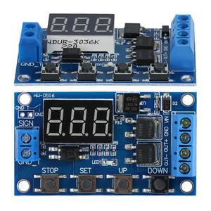 타이머 릴레이 모듈 스위치 DC 5V-36V 사이클 지연 LED 켜기