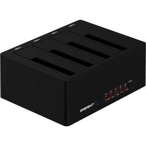 SABRENT 도킹 스테이션 SSD 외부 하드 디스크 HDD 2.5 3.5인치 (DS-U3B4-EU)