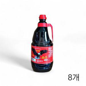 천우식품 보라매 우스타소스 1.8L X 8개바베큐양념 스테이크 고기 업소용 식당용 육류 스테이크용