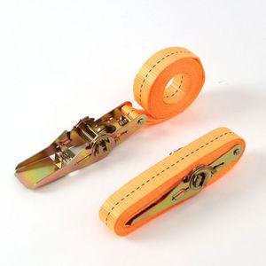 세이프원 화물고정 라쳇바 2p세트(4M) (폭 25mm)밴딩기 라쳇 깔깔이 밴딩 밴벨트 스트랩 짐고정 벨트