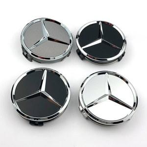 휠캡 자동차 휠 센터 허브 캡 벤츠 엠블럼 타이어 림 커버 부품 메르세데스 AMG W203 W206 W220 W205 W211 W212 W204 W213 75mm