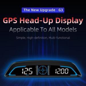 G2 G3 OBD2 HUD GPS 자동차 헤드 업 디스플레이 디지털 속도계 알람 알림 미터 용 전자 액세서리