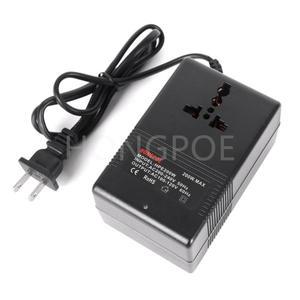 전압 변환기 변압기, 220V-110V 스텝 다운 110V-220V 여행용 어댑터, EU, US, UK 플러그 인버터, 200W, 300