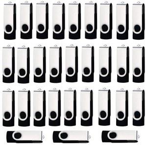 4GB USB 플래시 드라이브 100팩 벌크 팩 도매 엄지 메모리 lcwamy USB(블랙, 로고 없음)