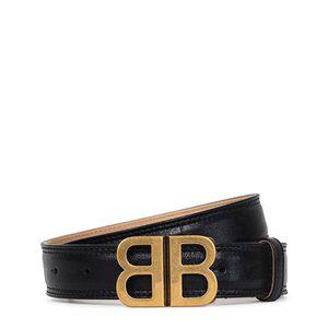 [발렌시아가] 25SS 블랙 BB 소프트 벨트 810728 2ABF8 1000