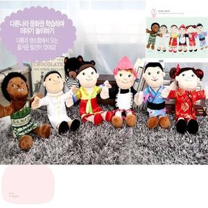 MP 손인형6종세트세계 역할놀이교구
