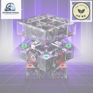 마술 도구 신기한 Qiyi XT3 V1 큐브 파이오니어 마그네틱매직 스피드 스티커리스 3x3x3 피젯 토이 퍼즐 재