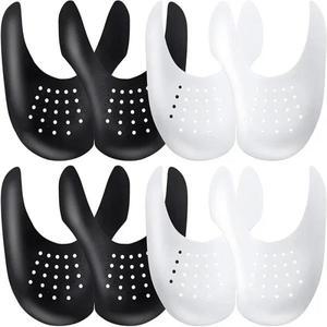 4Pcs 주름 보호기 신발 머리 들것 안티 주름 Dropship 운동화 주름진 접이식 신발 지원 발가락 모자 스포츠