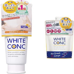 세트 구입 화이트 콩크 바디 고마쥬 CII  콘크 화이트닝 CC 크림 200g