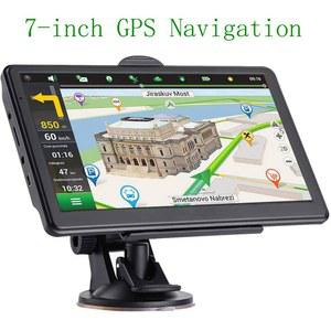 차량용 네비게이션 햇빛가리개 유럽 자동차 GPS 7인치 터치 스크린 눈부심방지 트럭 화물차 Sat Nav 256M 8G 지도