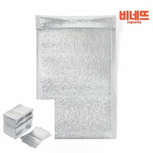 접착식 은박포장지 보냉백 보냉봉투 50P 20X30 휴대용아이스팩 냉온백 배달용가방