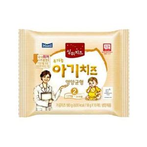 매일유업 유기농 상하치즈 2단계 아기치즈 140매