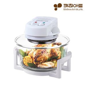 특 내열강화 유리 보이는 에어프라이어 12리터 광파오븐 할로겐히팅 전기오븐레인지 오븐튀김기