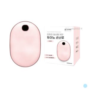 듀이노 충전식 손난로 휴대용 보조배터리 인디 핑크