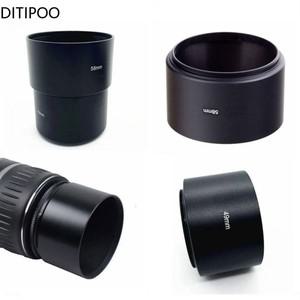 완벽호환 카메라 렌즈용 긴 금속 후드, 액세서리, 49mm, 52mm, 77mm
