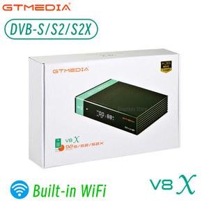 TV 수신기 와이파이 롤 S2X GTmedia Cline 지지대 위성 박스 PowerVu 내장 리시버 V8X 자동 RJ45 셋톱 DVB