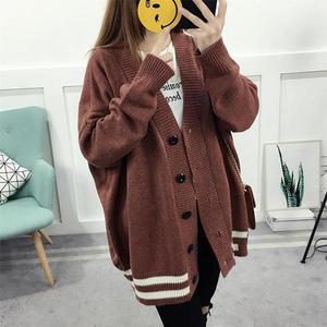 [BZJL8DKJ_4C]기본가디건 루즈 오버핏 롱가디건 롱