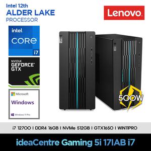 레노버 12세대 i7 컴퓨터 Gaming5-17IAB7-CI7G65S5R+11PRO(I7 12700+16GB+SSD512GB+GTX1650+11PRO)