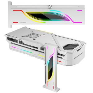 높이 조절식 그래픽 카드 그래픽 카드 GPU 버팀대 지지대 수직 GPU 지지대 케이스 액세서리 5V ARGB 비디오