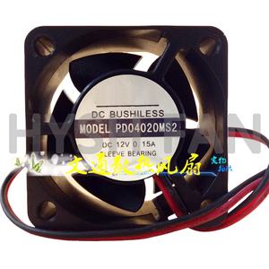 섀시 전원 DC 2 선 냉각 FAN PD04020MS2 DC12V 0.15A 4 CM/cm