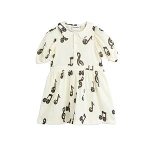 [매직에디션](하남점)[MINI RODINI] (C)Note aop muslin ss dress(2525012610)