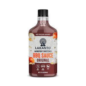 Lakanto 바베큐 소스 라칸토 - 몽크프루트 감미료로 단맛을 낸 소스, 설탕 무첨가, 자연 스모크 맛, 케토