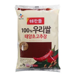 CJ 해찬들 우리쌀 태양초 고추장 900g 리필