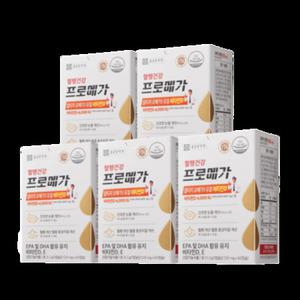 종근당건강 프로메가 알티지 오메가3 듀얼 520mg x 60캡슐 5박스