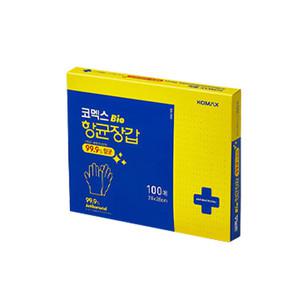 코멕스 바이오 항균장갑 100매 240x280 비닐 일회용 위생 장갑