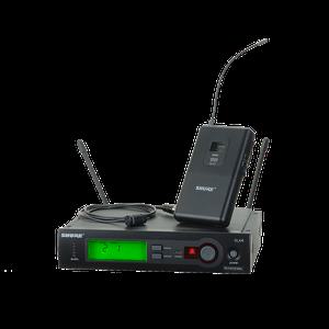 SHURE 슈어 SLX14/185 무선 라벨리어 핀마이크 세트 (단일지향성)