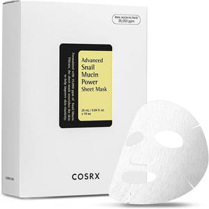 코스알엑스 CosRx 스네일 어드밴스 돔진 파워 에센스 세럼 마스크 10장 Advanced Snail Mucin Power Esse S