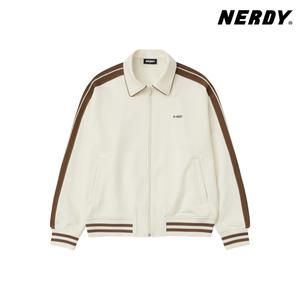 [널디]널디 미니멀 자카드 테잎 트랙 탑 FM1PNES25TR0202-CREAM