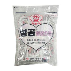 범아식품 핑크설곰양념소금 3g x 200봉 x 1개