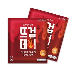 뜨겁데이 옷에 붙이는 미니핫팩 22g 파스형 100개