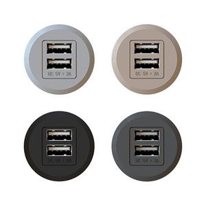 BIS 업소용 매입콘센트 빌트인멀티탭 USB 2구 BID200U