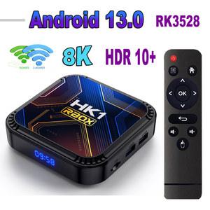 셋톱박스 RBOX 13 64GB HDR K8S 와이파이 박스 HK1 코어 8K 2GB LAN 스마트 쿼드 2 4G 5G 32GB 16GB 안드로이드 TV BT4 0 4GB RK3528 듀얼 100M