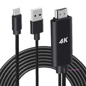 4K USB타입 핸드폰 충전 C타입toHDMI 미러링케이블cde634