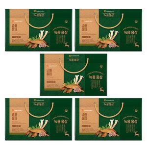 5박스 녹용홍삼 70mlx30포