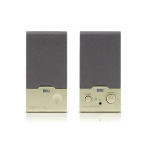 [브리츠] BR-1000A CUVE 2채널 스피커 엔틱 Y2K 우드스피커 747973